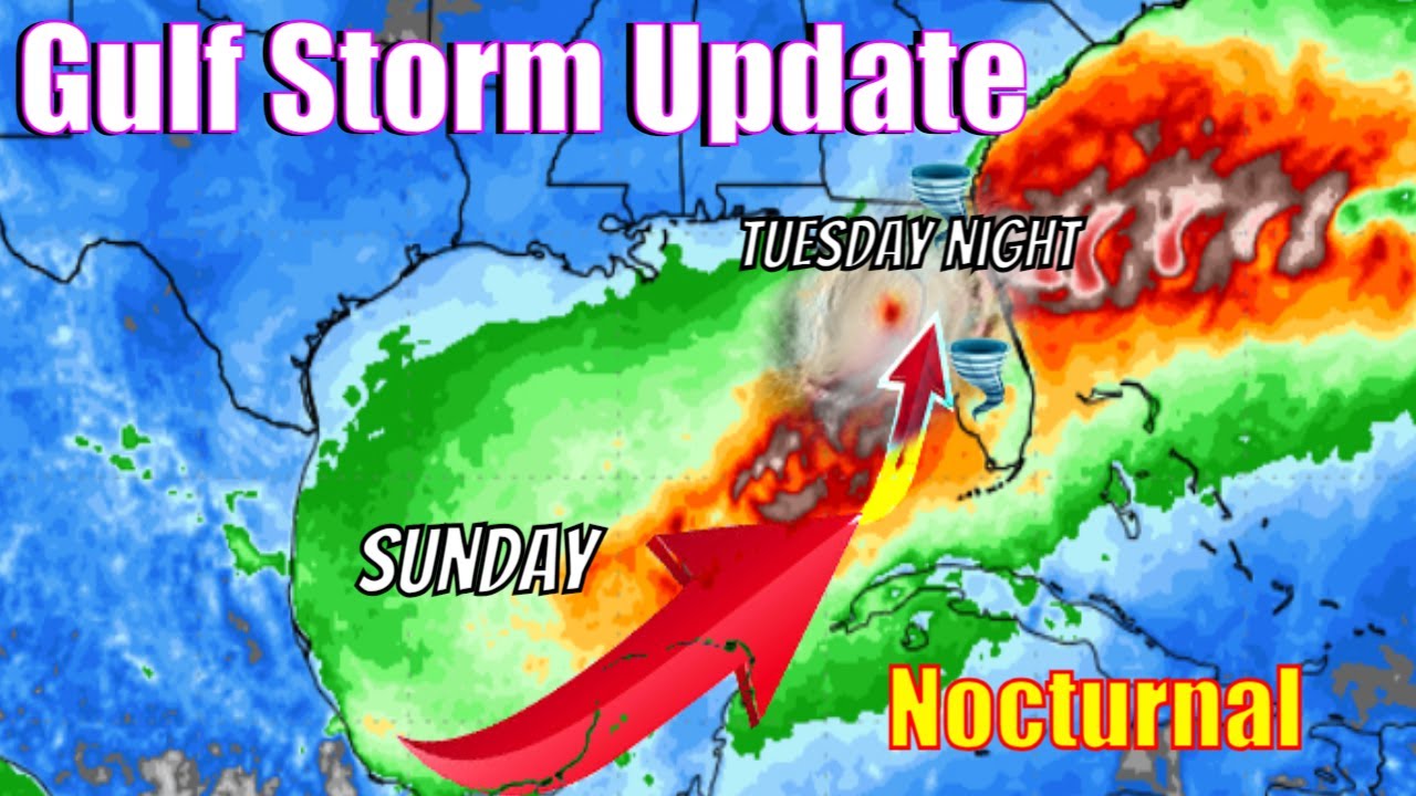 Invest 92L, Gulf Hurricane / Tropical Storm Forming Fast Tuesday Night!