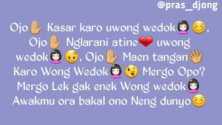 Download lagu Caption jowo keren cocok buat status wa kalian Part #4 mp3