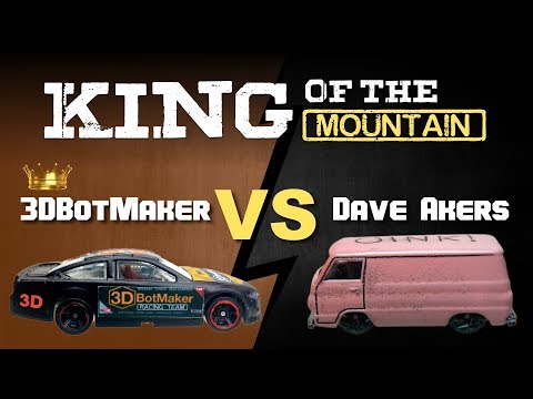 3DBotMaker vs. Dave Akers - King of The Mountain - Underground Diecast Racing