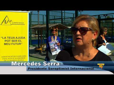 05/10/12 – I Torneo de Pádel Benéfico Soroptimist a beneficio de la asociación de Alzheimer.