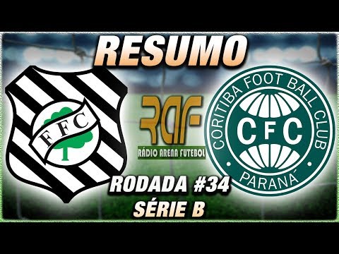 Figueirense 1 x 1 Coritiba l Campeonato Brasileiro Série B l Rodada 34