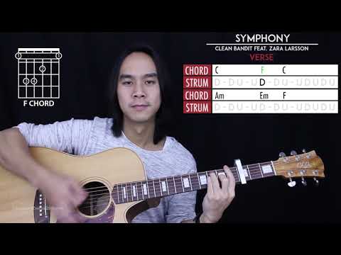 Symphony Guitar Cover Acoustic - Clean Bandit Zara Larsson 🎸 |Tabs + Chords|