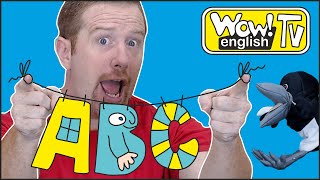 ABC Story and Alphabet Song from Steve and Maggie | Wow English TV