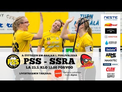 Salibandyn A-tyttöjen SM-sarjan 1 puolivälierä: PSS - SSRA