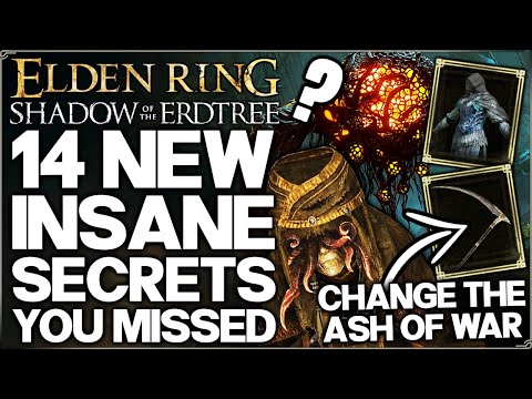 Shadow of the Erdtree - 14 New UNBELIEVABLE DLC Secrets & Hidden Things You NEED to Do - Elden Ring!