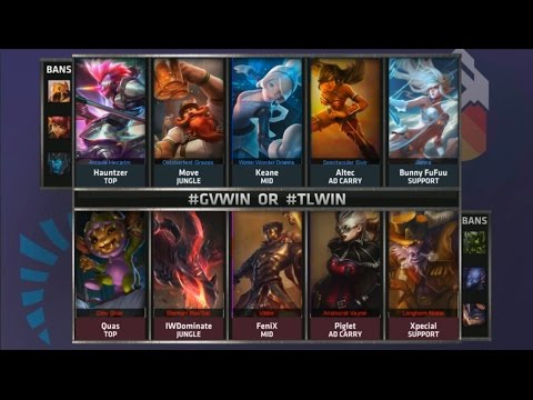GV vs TL Game 2 Highlights - GRAVITY vs TEAM LIQUID - Week 5 NA LCS SUMMER 2015
