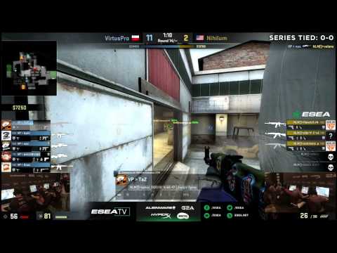 Virtus.pro vs. Nihilum (BO3) 1# de_cache ESEA Invite Season 18 Global Finals