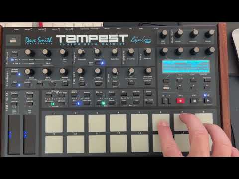 Dave Smith Instruments Tempest 6-Voice Drum Machine 2011 - 2018 - Black with Wood Sides image 8