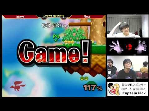 MasterHand 34 LQF   Kazya（Falco） vs  NEG（Peach）