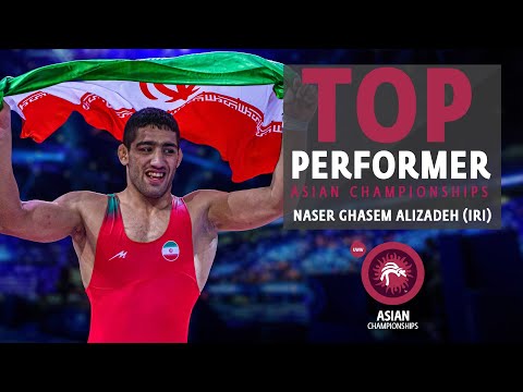 #WrestleAlmaty Asian C'ship Top Performer: Naser ALIZADEH (IRI)