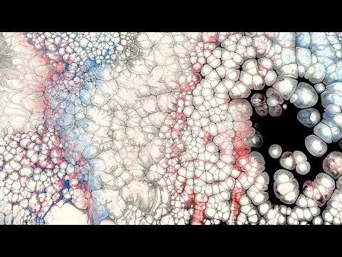 #125 INCREDIBLE Pearl Puddle Pour 🤩 This Paint Reaction Is Crazy!!! Fluid Art Painting