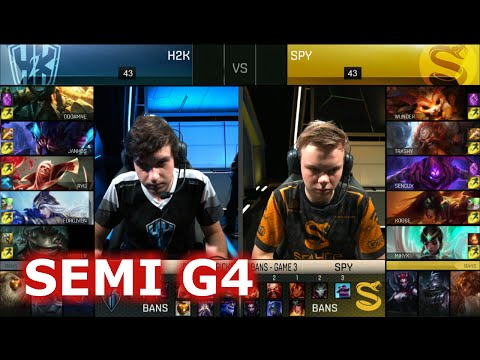 Splyce vs H2K Gaming | Game 4 Semi Finals S6 EU LCS Summer 2016 PlayOffs | SPY vs H2k G4 SF 1080p
