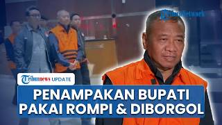 Penampakan Bupati Tulungagung Gatut usai Jadi Tersangka Pemerasan, Pakai Rompi Oranye KPK & Diborgol