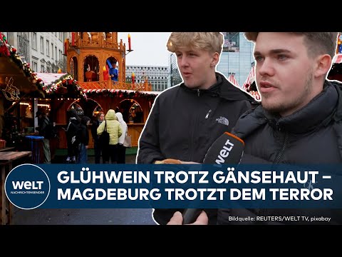 TROTZ ANGST: Weihnachtsmarkt in Magdeburg wieder offen! Ein Jahr nach dem Anschlag