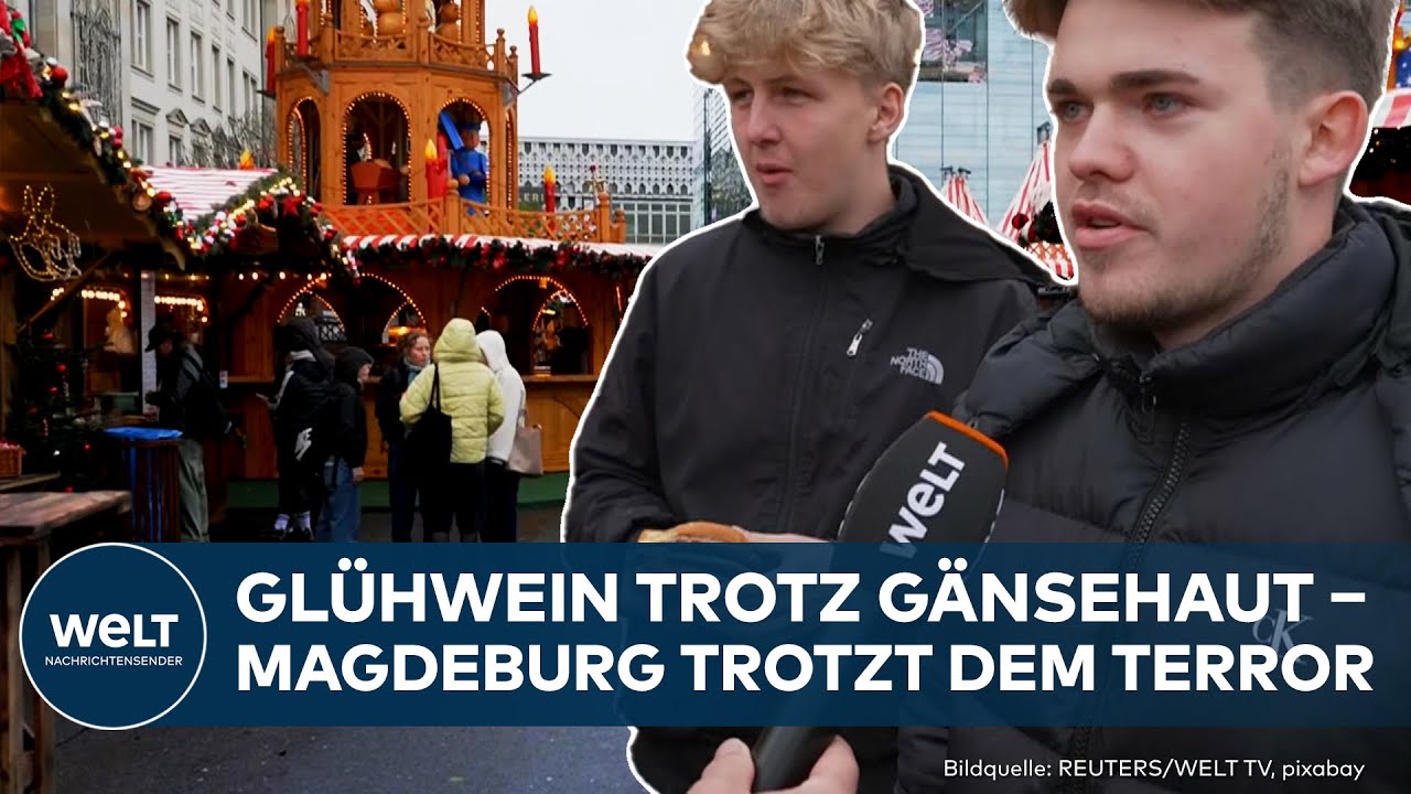 TROTZ ANGST: Weihnachtsmarkt in Magdeburg wieder offen! Ein Jahr nach dem Anschlag