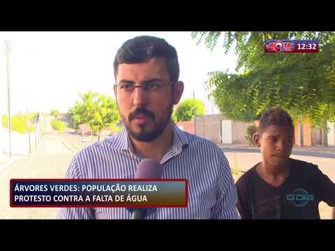 ROTA DO DIA 16 10  AÌrvore Verdes: populacão realiza protesto contra a falta d'aÌgua