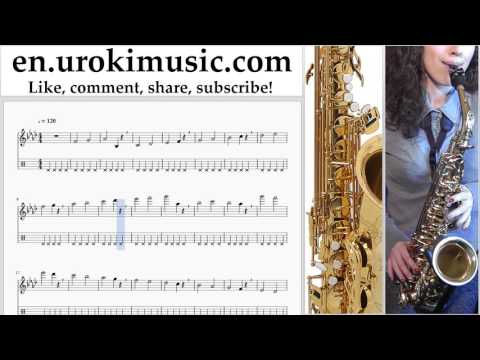 How to Play Saxophone (Tenor) Charlie Puth - Attention Tabs Part#1 exercises, scales um-i352