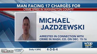 WCSO says lifelong, multistate criminal facing 17 new charges after crime spree