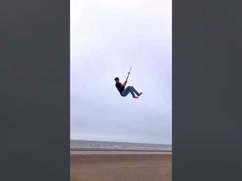 Action of a crazy man 🤯 Jump off a Motorcycle with a Kite #shorts