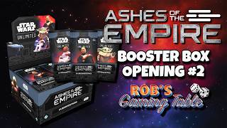 Star Wars Unlimited: Ashes of the Empire Booster Display Unboxing No. 2