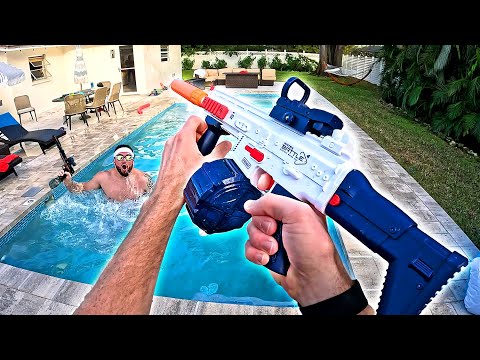 WATER GUNS for NERF GUN GAME SUPER SOAKER 13.0!