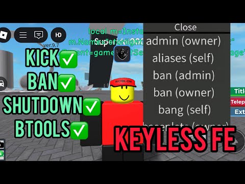 Roblox Ban/Kick/Shutdown/Btools  Script #roblox #robloxscript #robloxedit #robloxexploiting #viral 