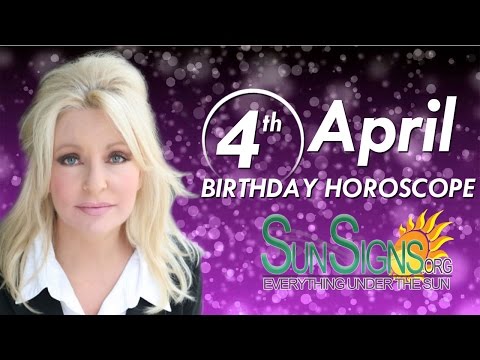 April 4th Zodiac Horoscope Birthday Personality - Aries - Part 1