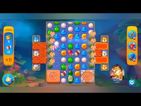 фишдом 2022 # 10648 уровень - прохождение без бустеров # Fishdom,  10648  level - no Boosters.