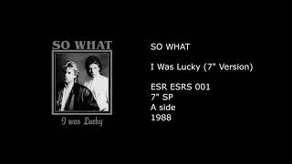 Kadr z teledysku I Was Lucky tekst piosenki So What (Sweden)