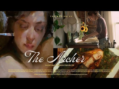 the making of The Archer paintings 🏹 & other stories
