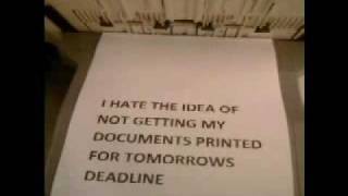 Reply to My Printer in the morning
