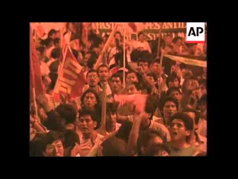 PERU: DEMONSTRATORS CLASH WITH POLICE DURING 2ND DAY OF PROTESTS