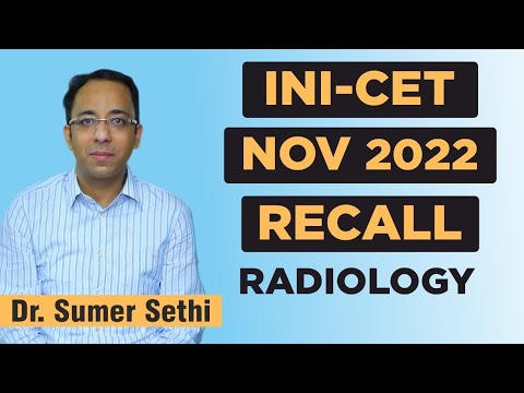 INICET Nov 2022 Recall | Radiology || Dr Sumer Sethi