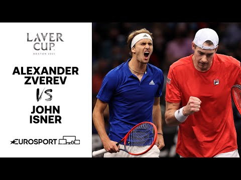 Zverev v Isner | 2021 Laver Cup - Highlights | Tennis | Eurosport