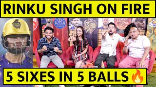 🔴RINKU SINGH ON FIRE HITS 5 SIXES IN 5 BALLS   