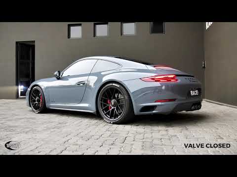 TECHART Sport Exhaust with Valve for 991.2 GTS
