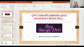 Çift Terapilerinde Gizli Anahtar: Sevgi Dilleri - Kl. Psk. Şeyda ÖZBİL
