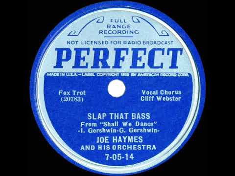 1937 Joe Haymes - Slap That Bass (Cliff Weston, vocal)