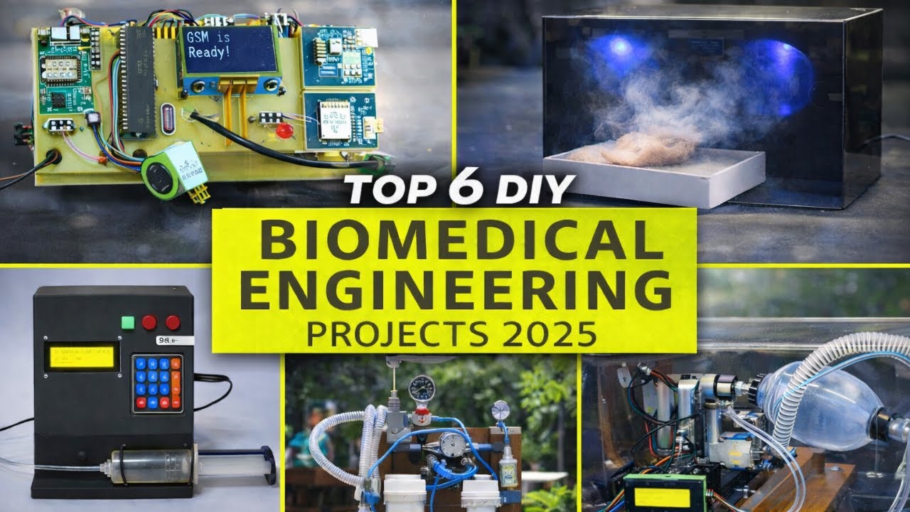 Top 6 DIY Biomedical Engineering Projects | Nevon Projects