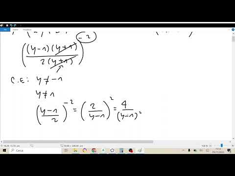 10. Frazioni algebriche: potenze con esponente negativo o nullo