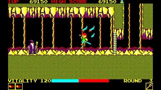 Sharp X1 Game: Dragon Buster (1987 Dempa / Namco)