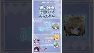 【原神】妹の好みを把握してるお兄ちゃん【テイワット放送局/堀江瞬/小林千晃/本多真梨子/Lynn/声優】#shorts