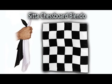 Voir la vidéo Chessboard Blendo - Black And White 30 cm - Sitta