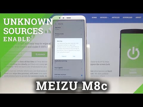 How to Allow Unknown Sources on MEIZU M8c – Unknown Apps
