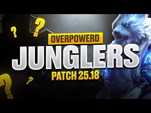 NEW BEST JUNGLERS PATCH 25.18 - League Of Legends Jungle Tierlist