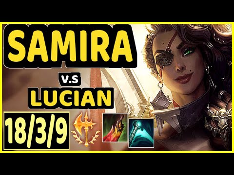 THEFOXZ (SAMIRA) vs LUCIAN - 18/3/9 KDA BOTTOM ADC GAMEPLAY - BR Ranked DIAMOND