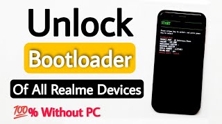 How To Unlock Bootloader Of Any Realme Devices Without PC/Computer. All Realme Bootloader Unlock