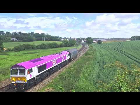 66734 - "Platinum Jubilee" 6V75 0924 Dee Marsh to Margam.