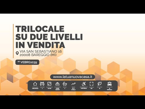 Trilocale Bareggio su 2 livelli, zona San Martino - Rif.VEBRG1039
