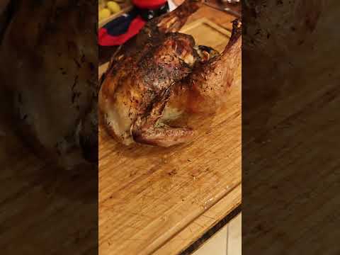 Freshly baked, organic homestead chicken. Made in the Ninja Foodie 15-1. #ninjafoodi #organic #tasty